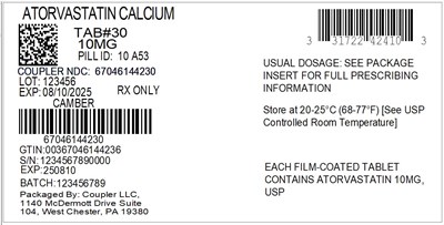 Label (31722 Atorvastatin 10mg)